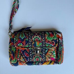 Vera Bradley Wristlet Venetian Paisley Purse Bag